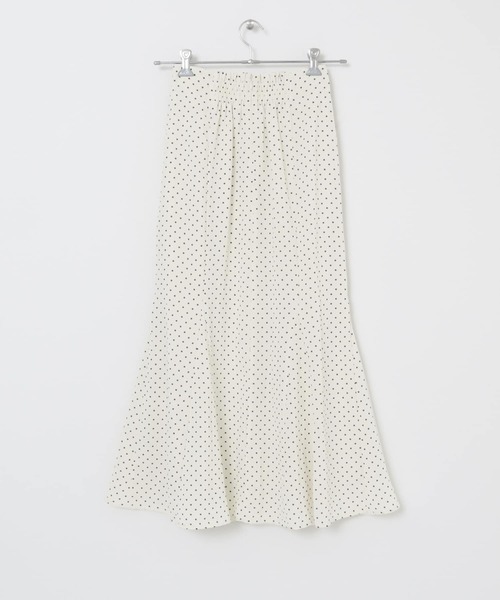 KBF(ケイビーエフ)の「ドット柄マーメイドスカート(スカート・レディース・ホワイト系その他/ブラック系その他・ONE)」の19枚目の写真