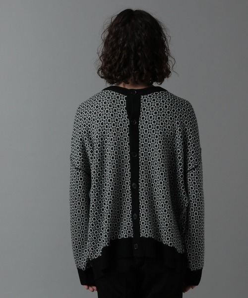 HARE（ハレ）の「キカガク2WAYマルチデザインカーディガン(HARE)（カーディガン/ボレロ・メンズ・ブラック/グリーン系その他/イエロー系その他・SMALL/MEDIUM）」の15枚目の写真
