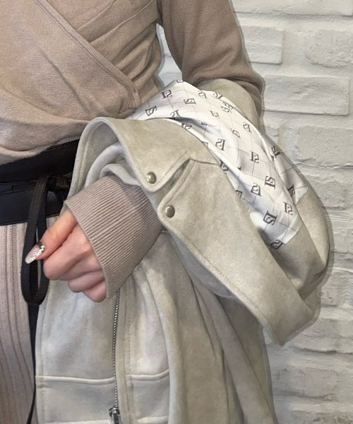 LIPSERVICE（リップサービス）の「コンパクトライダースジャケット（ライダースジャケット・レディース・ブラック/ブルー/アイボリー・S/M）」の16枚目の写真