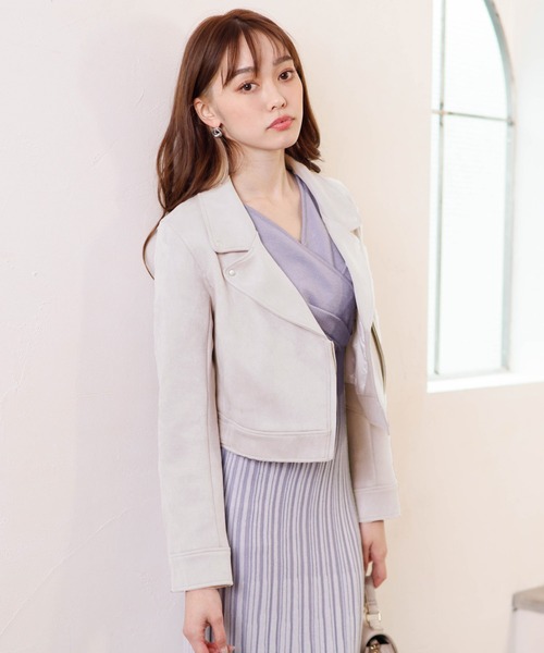 LIPSERVICE（リップサービス）の「コンパクトライダースジャケット（ライダースジャケット・レディース・ブラック/ブルー/アイボリー・S/M）」の19枚目の写真