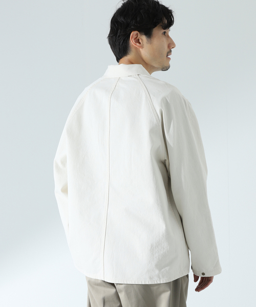 JOURNAL STANDARD relume（ジャーナルスタンダード　レリューム）の「【ARMY TWILL / アーミーツイル】別注 VINTAGE TWILL カバーオール（カバーオール・メンズ・ブラック/ナチュラル・MEDIUM/LARGE）」の18枚目の写真