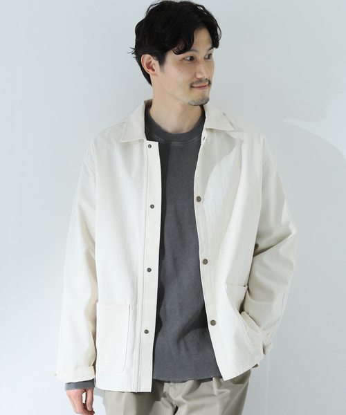 JOURNAL STANDARD relume（ジャーナルスタンダード　レリューム）の「【ARMY TWILL / アーミーツイル】別注 VINTAGE TWILL カバーオール（カバーオール・メンズ・ブラック/ナチュラル・MEDIUM/LARGE）」の16枚目の写真