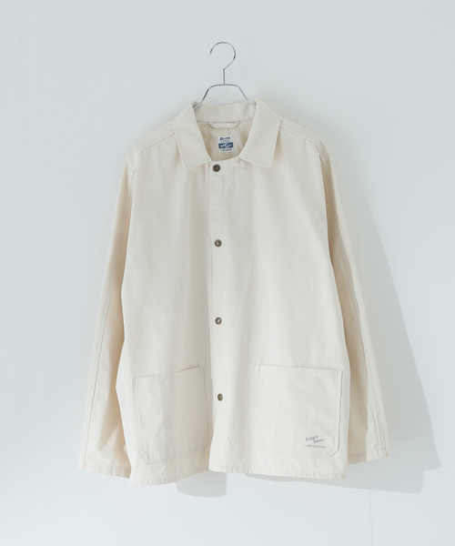 JOURNAL STANDARD relume（ジャーナルスタンダード　レリューム）の「【ARMY TWILL / アーミーツイル】別注 VINTAGE TWILL カバーオール（カバーオール・メンズ・ブラック/ナチュラル・MEDIUM/LARGE）」の15枚目の写真