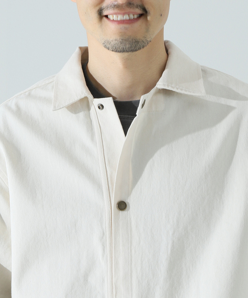 JOURNAL STANDARD relume（ジャーナルスタンダード　レリューム）の「【ARMY TWILL / アーミーツイル】別注 VINTAGE TWILL カバーオール（カバーオール・メンズ・ブラック/ナチュラル・MEDIUM/LARGE）」の13枚目の写真