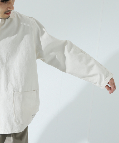 JOURNAL STANDARD relume（ジャーナルスタンダード　レリューム）の「【ARMY TWILL / アーミーツイル】別注 VINTAGE TWILL カバーオール（カバーオール・メンズ・ブラック/ナチュラル・MEDIUM/LARGE）」の11枚目の写真