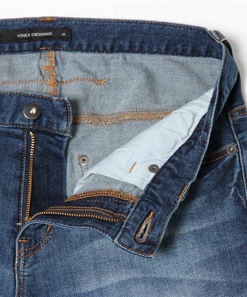 VENCEEXCHANGE（ヴァンスエクスチェンジ）の「デニムスキニーパンツ                （デニムパンツ・メンズ・スカイブルー/ブルー・SMALL/LARGE/MEDIUM）」の12枚目の写真