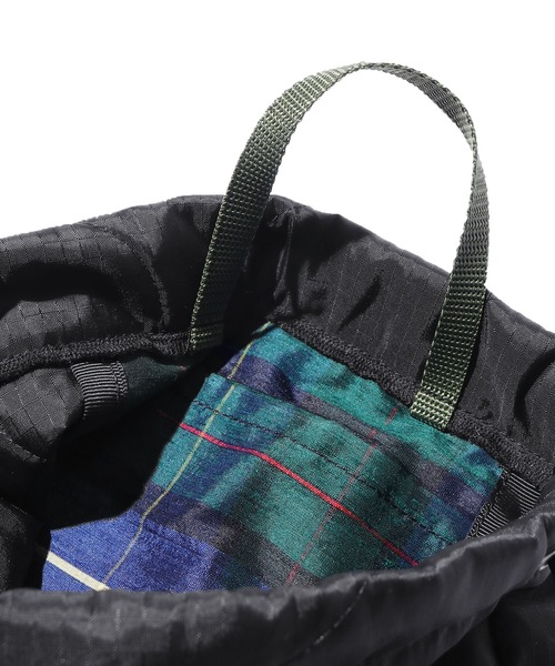 THRIFTY LOOK（スリフティールック）の「THRIFTY LOOK/スリフティルック QUILT EFFECT BAG  巾着キルティングバッグ（ショルダーバッグ・メンズ・ブラック/グレー/オリーブ・ONE SIZE）」の16枚目の写真