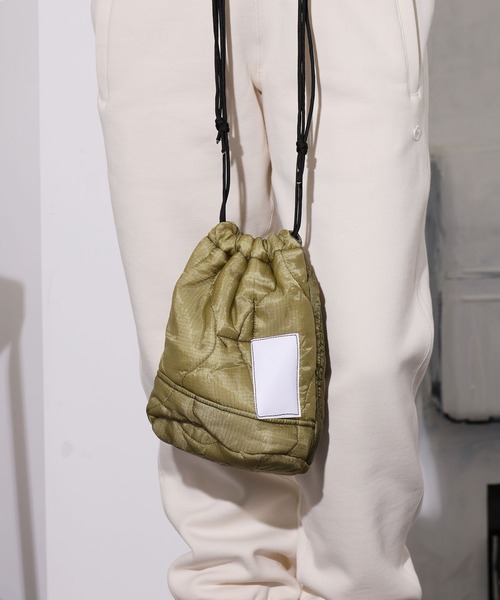 THRIFTY LOOK/スリフティルック QUILT EFFECT BAG 巾着