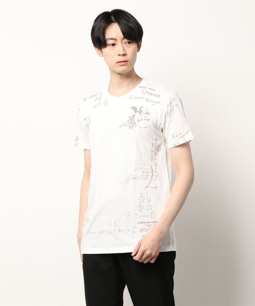 PAZZO（パッゾ）の「【PAZZO×EYE AM】 Angel Message Pt Tシャツ（Tシャツ/カットソー・メンズ・ブラック/ネイビー/ホワイト系1・46/50/48）」の2枚目の写真