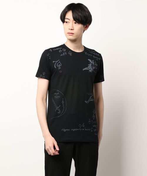 PAZZO（パッゾ）の「【PAZZO×EYE AM】 Angel Message Pt Tシャツ（Tシャツ/カットソー・メンズ・ブラック/ネイビー/ホワイト系1・46/50/48）」の3枚目の写真