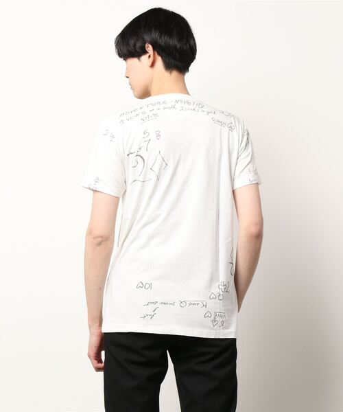 PAZZO（パッゾ）の「【PAZZO×EYE AM】 Angel Message Pt Tシャツ（Tシャツ/カットソー・メンズ・ブラック/ネイビー/ホワイト系1・46/50/48）」の5枚目の写真