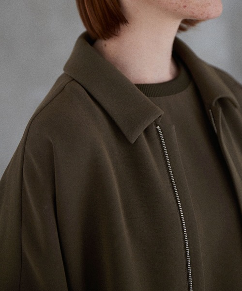 WYM × ATTACHMENT（ウィム×アタッチメント）の「MINIMAL HALF SLEEVE ZIP SHIRT（シャツ/ブラウス・メンズ・ブラウン/グレー系・S/M/L）」の12枚目の写真