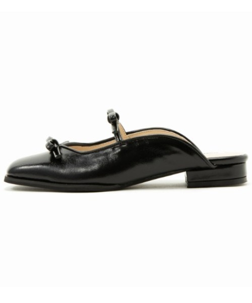 Casselini（キャセリーニ）の「Casselini(キャセリーニ)リボンミュール（サンダル・レディース・ブラック/シルバー/イエロー/アイボリー・23cm/23.5cm/24cm/24.5cm）」の10枚目の写真