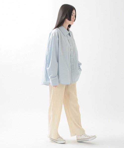 ALAND(エーランド)の「3.3Field Trip/WRINKLE BANDINGパンツ 2271125(その他パンツ・レディース・ライトブルー/ブラック/ベージュ・FREE)」の9枚目の写真