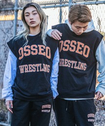 Revo. | 【ZOZO限定】Revo. 米綿×リサイクルコットン カレッジ ロゴ プリント スウェット ベスト/サスティナブル 22SS［セットアップ対応］(ベスト)