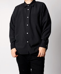 「INASTUDIOS SELECT」ポリストレッチ ドロップショルダーシャツ