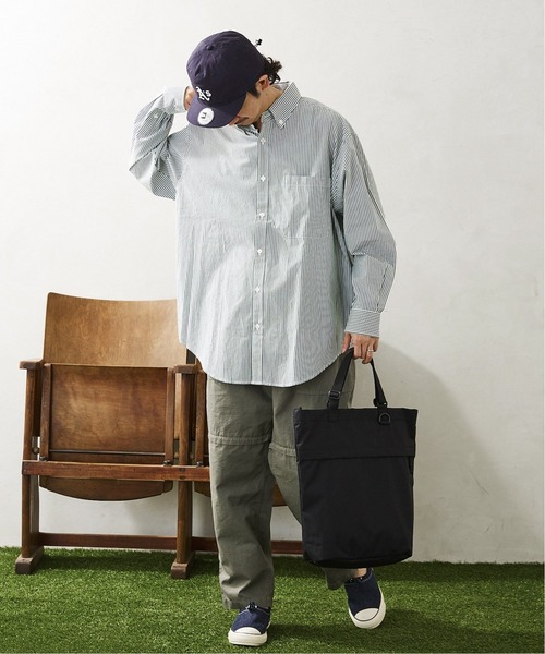 JOURNAL STANDARD relume(ジャーナルスタンダード レリューム)の「【SNOWPEAK / スノーピーク】Everyday Use 2Way トートバッグ(トートバッグ・メンズ・ブラック/グレー・FREE)」の6枚目の写真