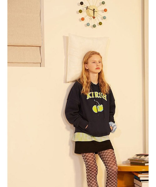 パーカー KIRSH ARCH LOGO CHERRY HOODIE LS/キルシーアーチロゴチェリーフーディー「S」 レディース メンズ パーカー KIRSH ARCH LOGO CHERRY HOODIE LS/キルシーアーチロゴ