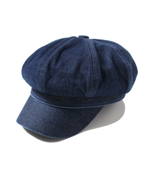 one way（ワンウェイ）の「デニム８枚キャス（キャスケット・レディース・ブラック/ダークブルー・FREE）」の2枚目の写真