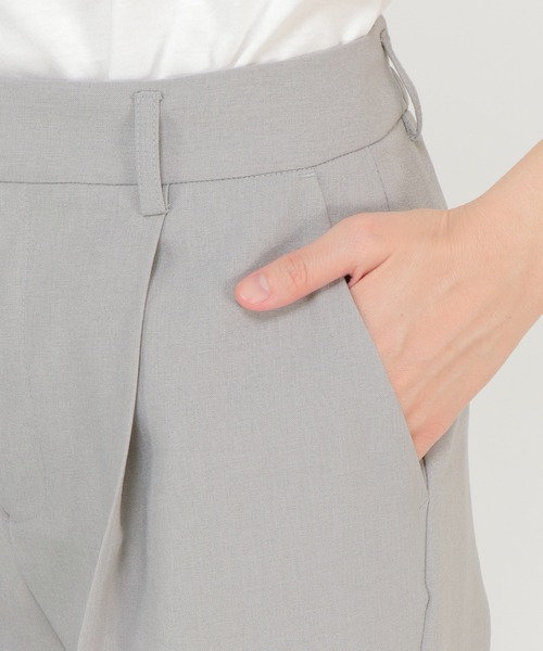 ikka(イッカ)の「リネンライクワイドパンツ(その他パンツ・レディース・ライトグレー/ネイビー・L/M)」の9枚目の写真