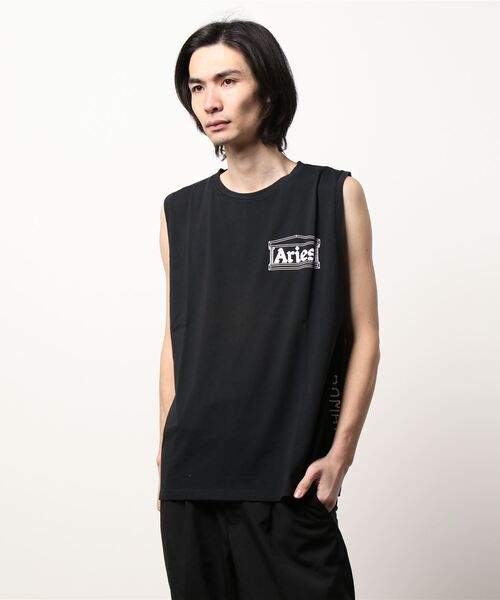 ARIES(アリーズ)の「【ARIES / アリーズ】NEUROMANCER LOW ARMHOLE VEST(ベスト・メンズ・ブラック・MEDIUM/LARGE)」の6枚目の写真