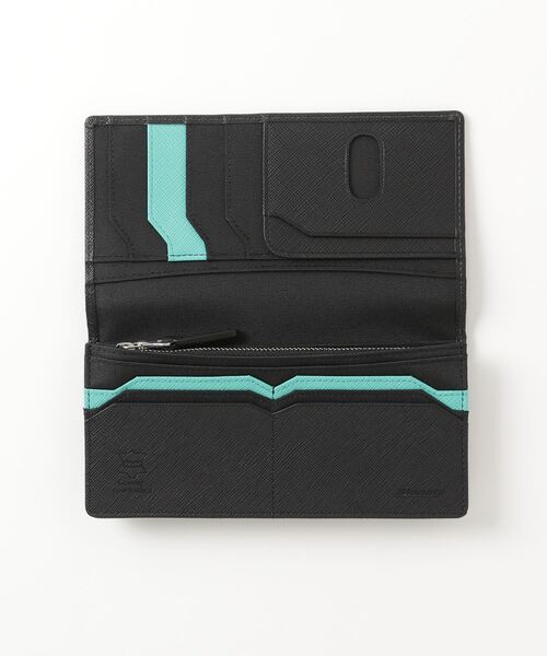 Bianchi(ビアンキ)の「ビアンキ【Bianchi】ロングウォレット(財布・メンズ・ブラック/ネイビー/グリーン/チョコ・フリー)」の3枚目の写真