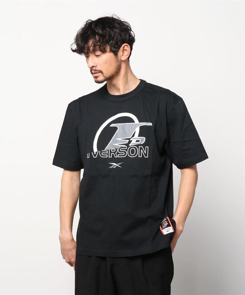 Reebok（リーボック）の「アイバーソン バスケットボール I3 ロゴ ショート スリーブ Tシャツ / Iverson Basketball I3 Logo Short Sleeve T-Shirt /（Tシャツ/カットソー・メンズ・ホワイト/ブラック・LARGE/X-LARGE/X-SMALL/SMALL/MEDIUM/XX-LARGE/XXX-LARGE）」の12枚目の写真