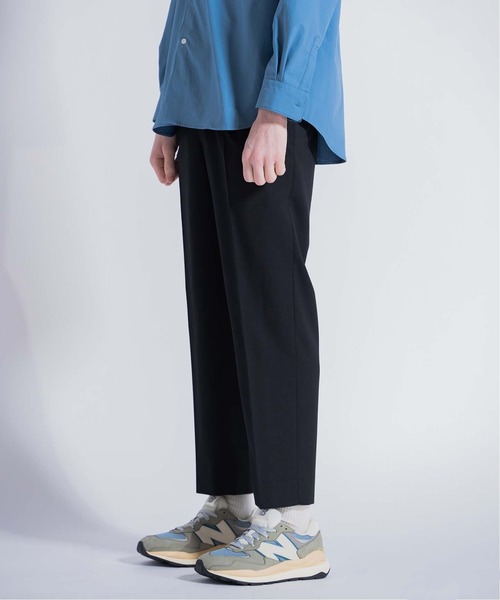 417 EDIFICE(フォーワンセブンエディフィス)の「"テーパード"【allery / アレリ―】T/W スラックス(スラックス・メンズ・ブラック/グレー・SMALL/LARGE/MEDIUM)」の2枚目の写真