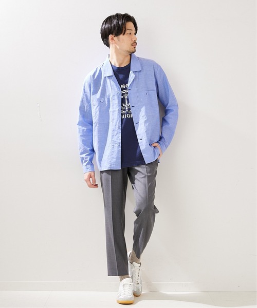417 EDIFICE(フォーワンセブンエディフィス)の「"テーパード"【allery / アレリ―】T/W スラックス(スラックス・メンズ・ブラック/グレー・SMALL/LARGE/MEDIUM)」の5枚目の写真