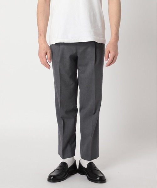 417 EDIFICE(フォーワンセブンエディフィス)の「"テーパード"【allery / アレリ―】T/W スラックス(スラックス・メンズ・ブラック/グレー・SMALL/LARGE/MEDIUM)」の7枚目の写真