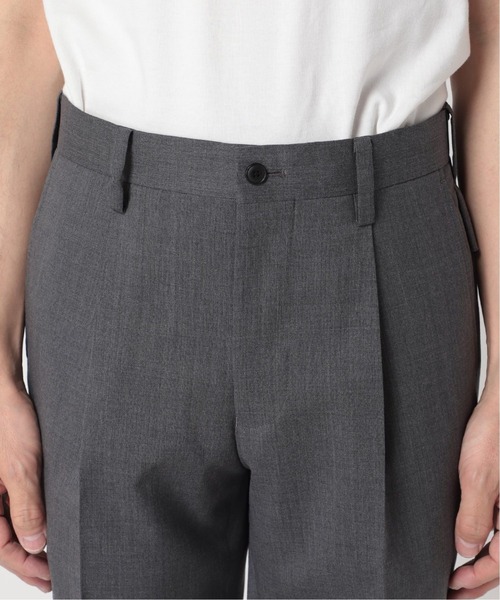 417 EDIFICE(フォーワンセブンエディフィス)の「"テーパード"【allery / アレリ―】T/W スラックス(スラックス・メンズ・ブラック/グレー・SMALL/LARGE/MEDIUM)」の13枚目の写真
