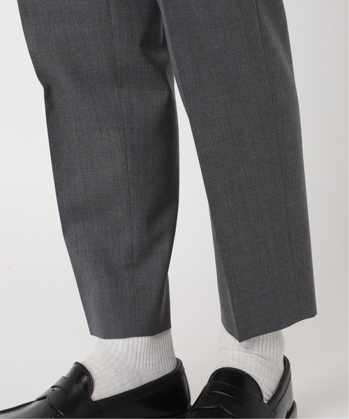 417 EDIFICE(フォーワンセブンエディフィス)の「"テーパード"【allery / アレリ―】T/W スラックス(スラックス・メンズ・ブラック/グレー・SMALL/LARGE/MEDIUM)」の16枚目の写真