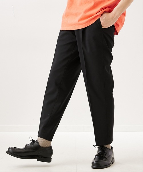417 EDIFICE(フォーワンセブンエディフィス)の「"テーパード"【allery / アレリ―】T/W スラックス(スラックス・メンズ・ブラック/グレー・SMALL/LARGE/MEDIUM)」の20枚目の写真