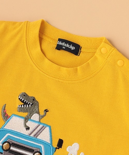 kladskap（クレードスコープ）の「オフロードーカーザウルス半袖Tシャツ（Tシャツ/カットソー・キッズ・マスタード/カーキ・80ｃｍ/120cm/100cm/130cm/110cm/90cm）」の11枚目の写真