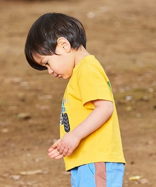 kladskap（クレードスコープ）の「オフロードーカーザウルス半袖Tシャツ（Tシャツ/カットソー・キッズ・マスタード/カーキ・80ｃｍ/120cm/100cm/130cm/110cm/90cm）」の14枚目の写真