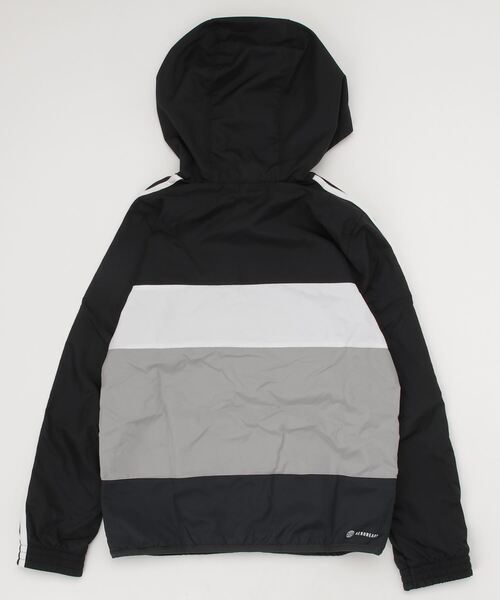 adidas（アディダス）の「カラーブロック ウインドブレーカー / ジャージ / アディダス（キッズ/子供用）（パーカー・キッズ・ブラック系その他/ロイヤルブルー・130/140/150/160）」の9枚目の写真