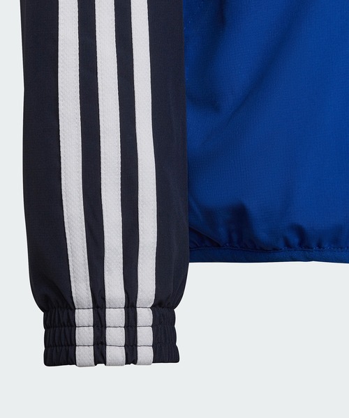 adidas（アディダス）の「カラーブロック ウインドブレーカー / ジャージ / アディダス（キッズ/子供用）（パーカー・キッズ・ブラック系その他/ロイヤルブルー・130/140/150/160）」の5枚目の写真