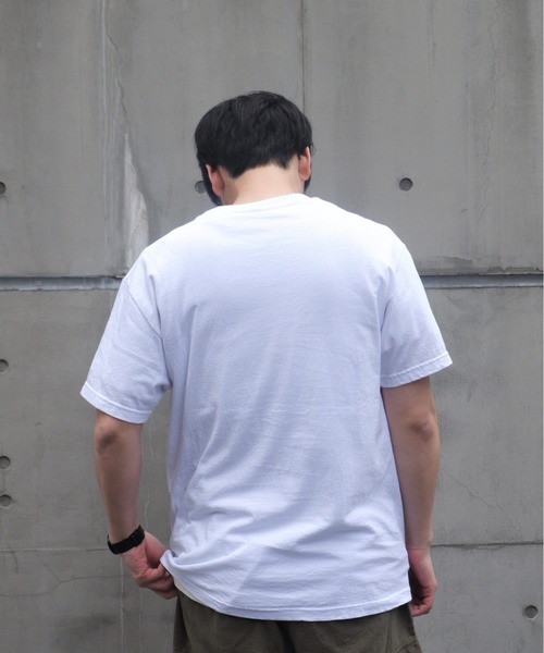 MANASTASH（マナスタッシュ）の「MANASTASH/マナスタッシュ　USA FLAG SS TEE ユーエスエーフラッグショートスリーブティー（Tシャツ/カットソー・メンズ・ホワイト/ネイビー/ブラック・SMALL/MEDIUM/LARGE/X-LARGE）」の11枚目の写真