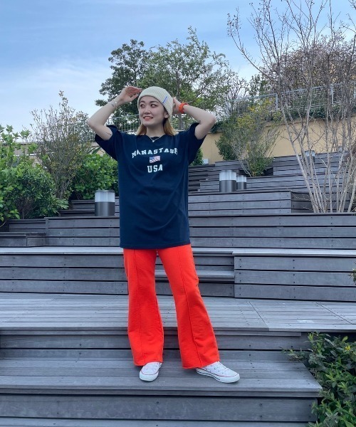 MANASTASH（マナスタッシュ）の「MANASTASH/マナスタッシュ　USA FLAG SS TEE ユーエスエーフラッグショートスリーブティー（Tシャツ/カットソー・メンズ・ホワイト/ネイビー/ブラック・SMALL/MEDIUM/LARGE/X-LARGE）」の14枚目の写真