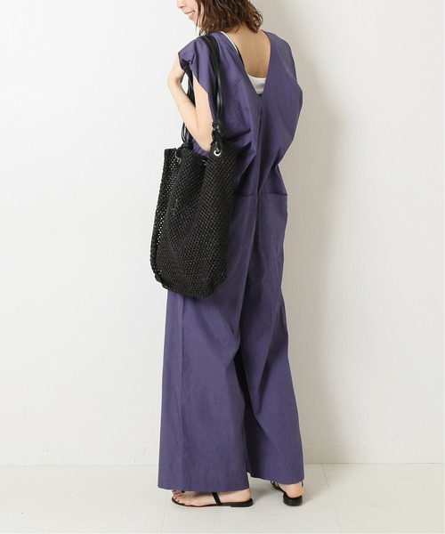 Spick & Span(スピックアンドスパン)の「【NORMMENT/ノーメント】オーガニックコットンジャンプスーツ(サロペット/オーバーオール・レディース・ライトグレー/ネイビー・FREE)」の7枚目の写真