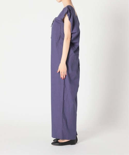 Spick and Span コットンハーフスリーブジャンプスーツ　 サイズ36 Spick & Span - 美品✨スピックアンドスパン ノーカラーハーフ