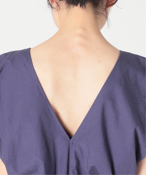 Spick & Span(スピックアンドスパン)の「【NORMMENT/ノーメント】オーガニックコットンジャンプスーツ(サロペット/オーバーオール・レディース・ライトグレー/ネイビー・FREE)」の11枚目の写真