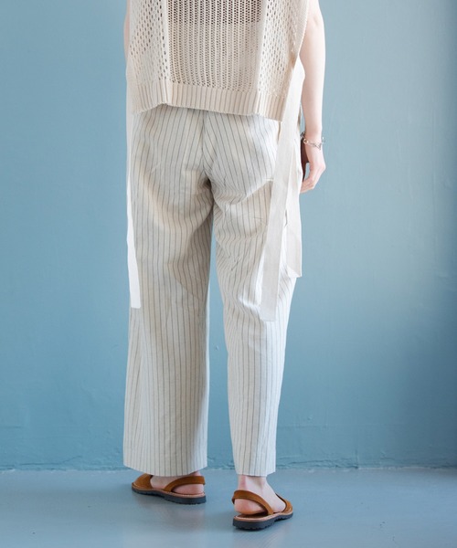 Crisp（クリスプ）の「リラックスストライプパンツ（その他パンツ・レディース・ベージュ/ナチュラル・FREE）」の18枚目の写真