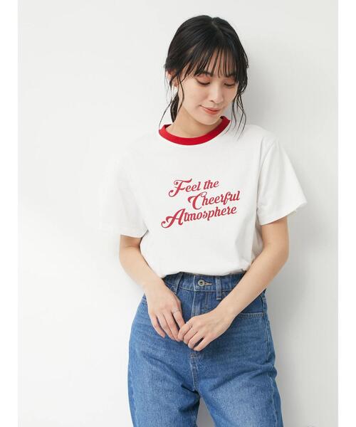Green Parks(グリーンパークス)の「ヴィンテージ風ロゴ半袖Tシャツ(Tシャツ/カットソー・レディース・レッド/ブラック・FREE)」の21枚目の写真