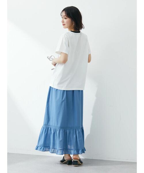 Green Parks(グリーンパークス)の「ヴィンテージ風ロゴ半袖Tシャツ(Tシャツ/カットソー・レディース・レッド/ブラック・FREE)」の4枚目の写真