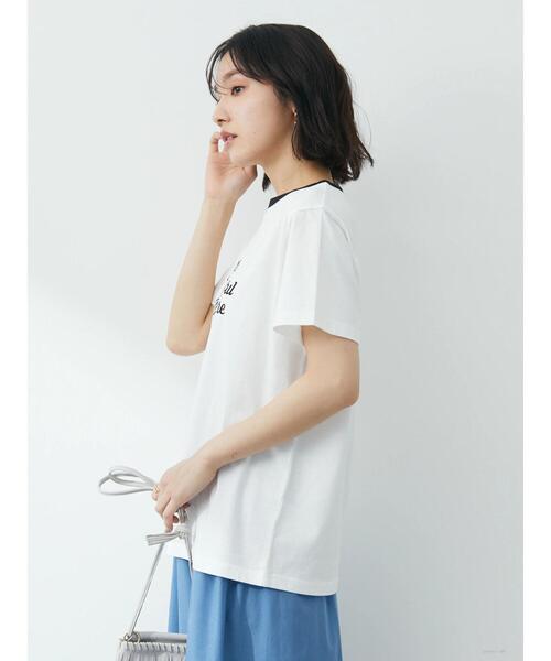 Green Parks(グリーンパークス)の「ヴィンテージ風ロゴ半袖Tシャツ(Tシャツ/カットソー・レディース・レッド/ブラック・FREE)」の6枚目の写真