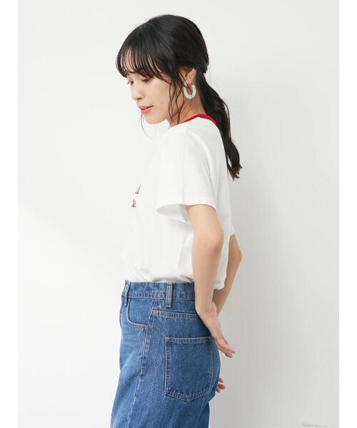 Green Parks(グリーンパークス)の「ヴィンテージ風ロゴ半袖Tシャツ(Tシャツ/カットソー・レディース・レッド/ブラック・FREE)」の11枚目の写真
