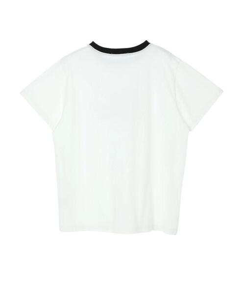 Green Parks(グリーンパークス)の「ヴィンテージ風ロゴ半袖Tシャツ(Tシャツ/カットソー・レディース・レッド/ブラック・FREE)」の14枚目の写真