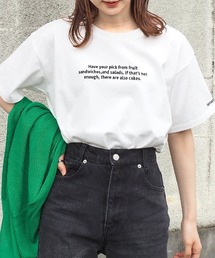 tiptop | アソートロゴ刺繍Tシャツ(Tシャツ/カットソー)