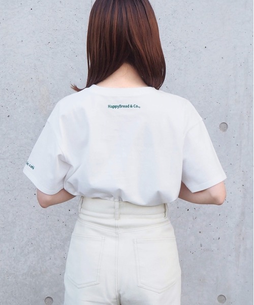 tiptop（ティップトップ）の「アソートロゴ刺繍Tシャツ（Tシャツ/カットソー・レディース・ブラック/オフホワイト/ピンク/アイボリー/A/B・FREE）」の15枚目の写真